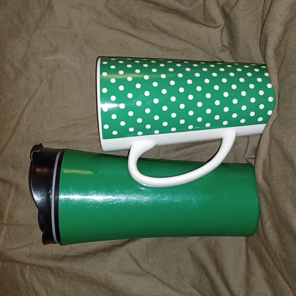 🍀2pc green drinkware set (010924B).